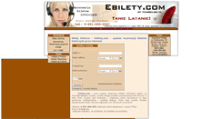 Desktop Screenshot of ebilety.com